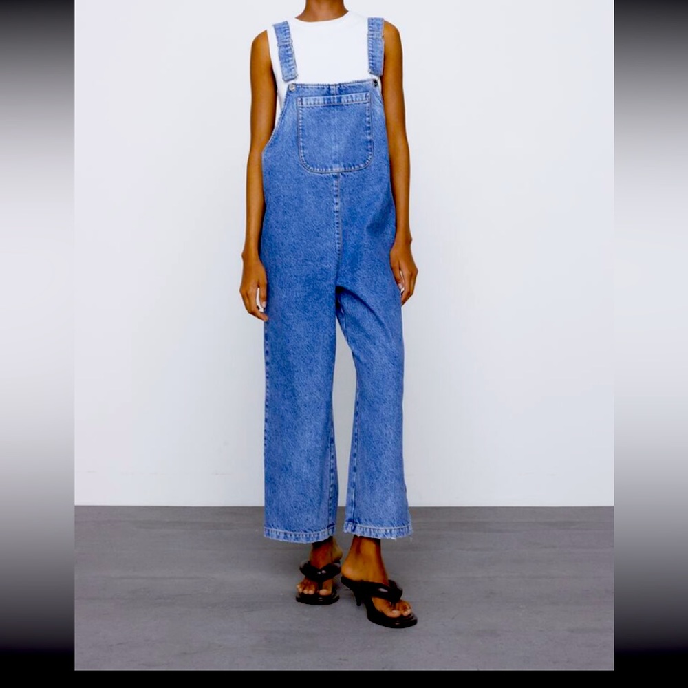 Zara Denim Jumpsuit